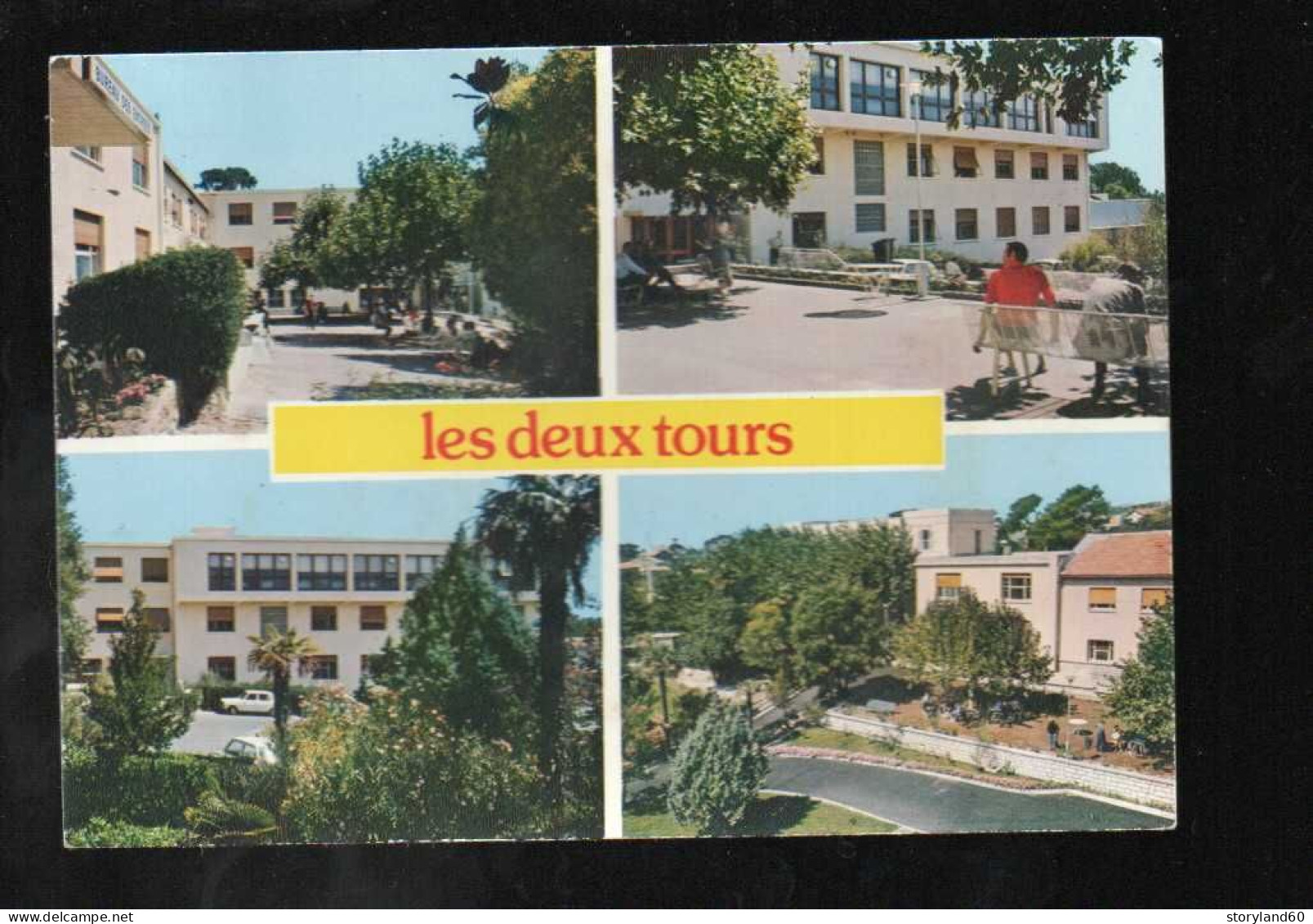 Cpm Les Deux Tours établissement De Convalescence Spécialisé Chemin De Chateau Gombert Marseille - Quartiers Nord, Le Merlan, Saint Antoine