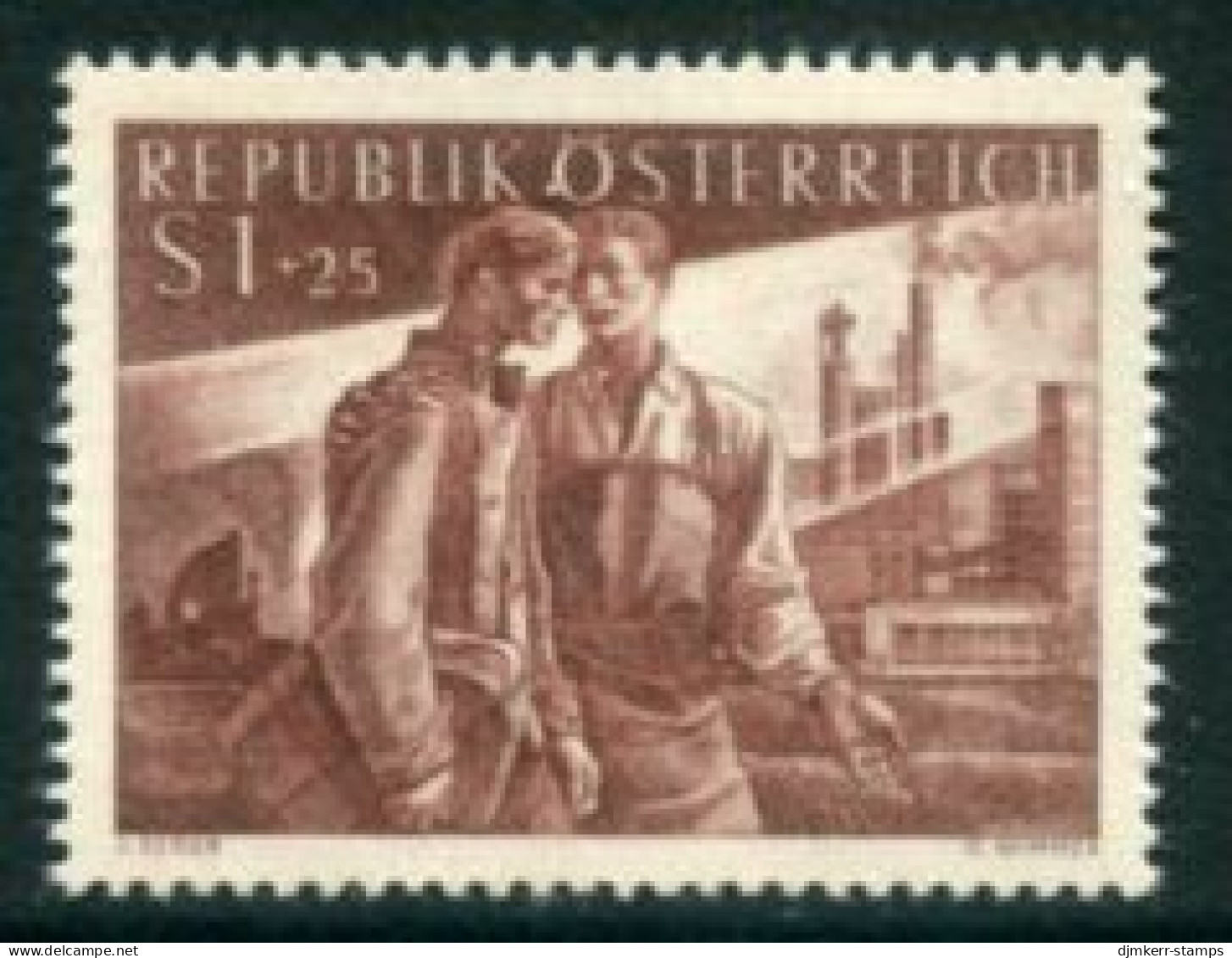 AUSTRIA 1955 Returning Prisoners And Displaced Persons MNH / **.  Michel 1019 - Unused Stamps