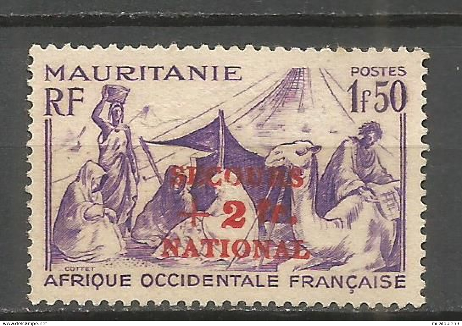 MAURITANIA COLONIA FRANCESA YVERT NUM. 121 USADO - Used Stamps