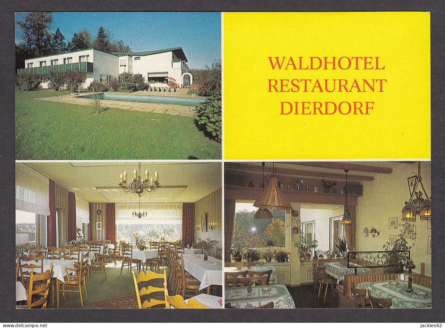 107028/ DIEDORF, *Waldhotel*, Restaurant - Dierdorf