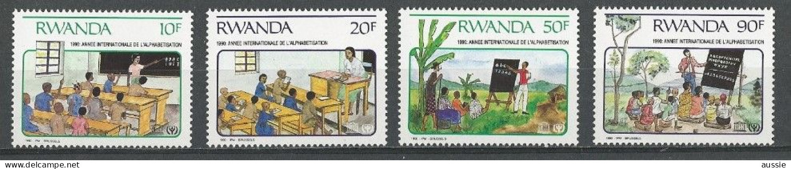 Rwanda Ruanda 1991  OBCn° 1380-1383*** MNH   Cote 6,25 Euro - Neufs