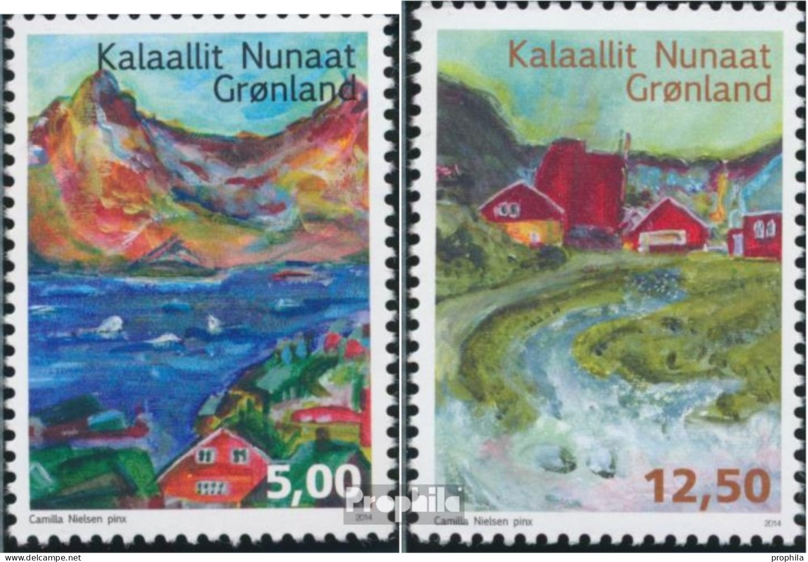 Dänemark - Grönland 657-658 (kompl.Ausg.) Postfrisch 2014 Lieder - Neufs