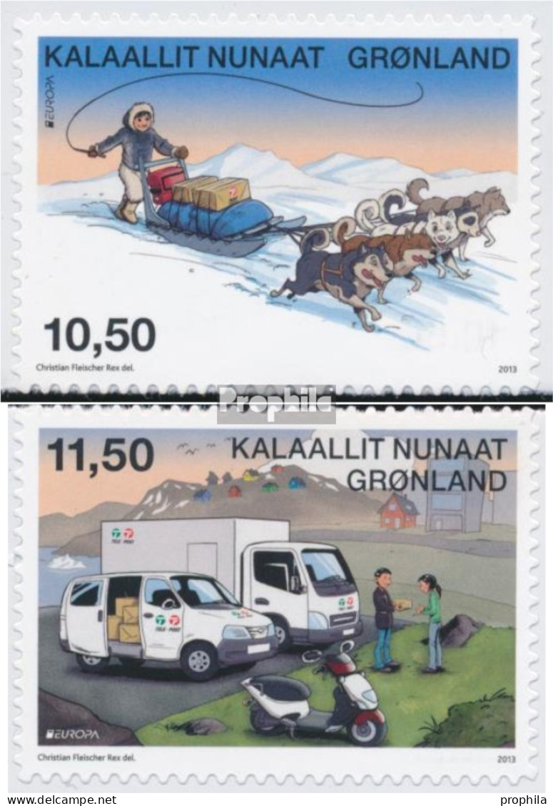 Dänemark - Grönland 634-635 (kompl.Ausg.) Postfrisch 2013 Postfahrzeuge - Neufs