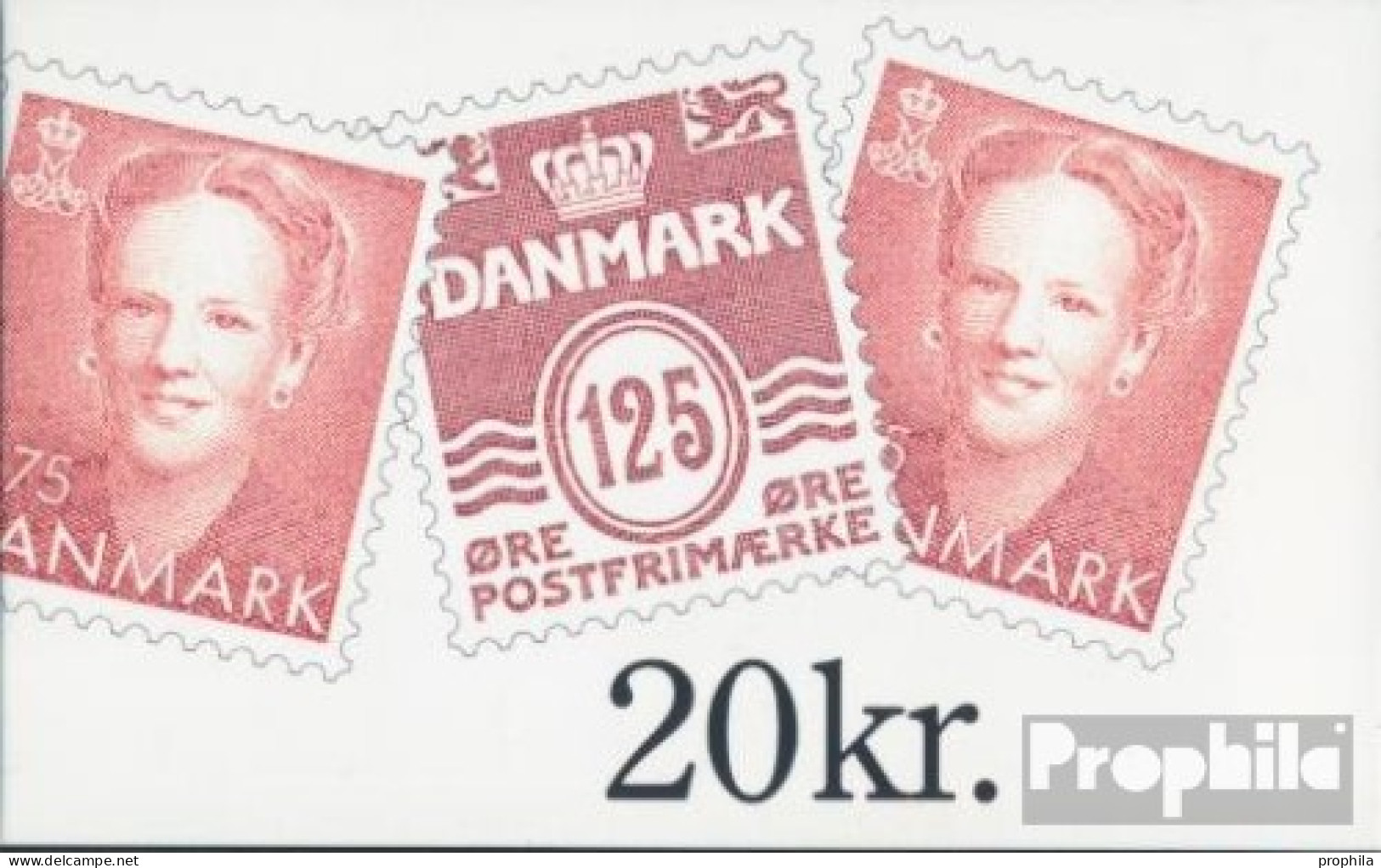 Dänemark MH46 (kompl.Ausg.) Postfrisch 1992 Königin Margrethe II. - Unused Stamps