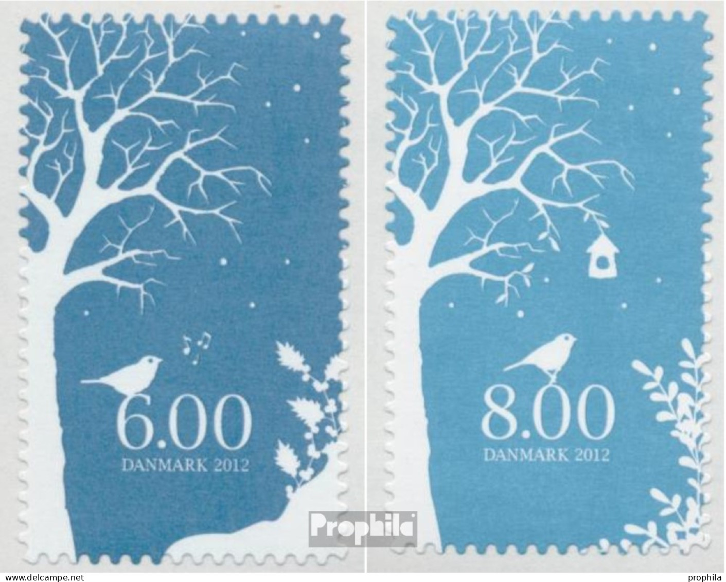 Dänemark 1719C-1720C Postfrisch 2012 Winter - Unused Stamps