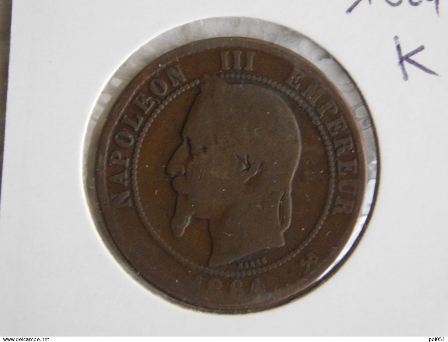 France 10 Centimes 1864 K (294) - 10 Centimes