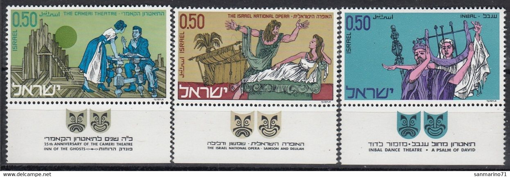 ISRAEL 495-497,unused - Neufs (avec Tabs)