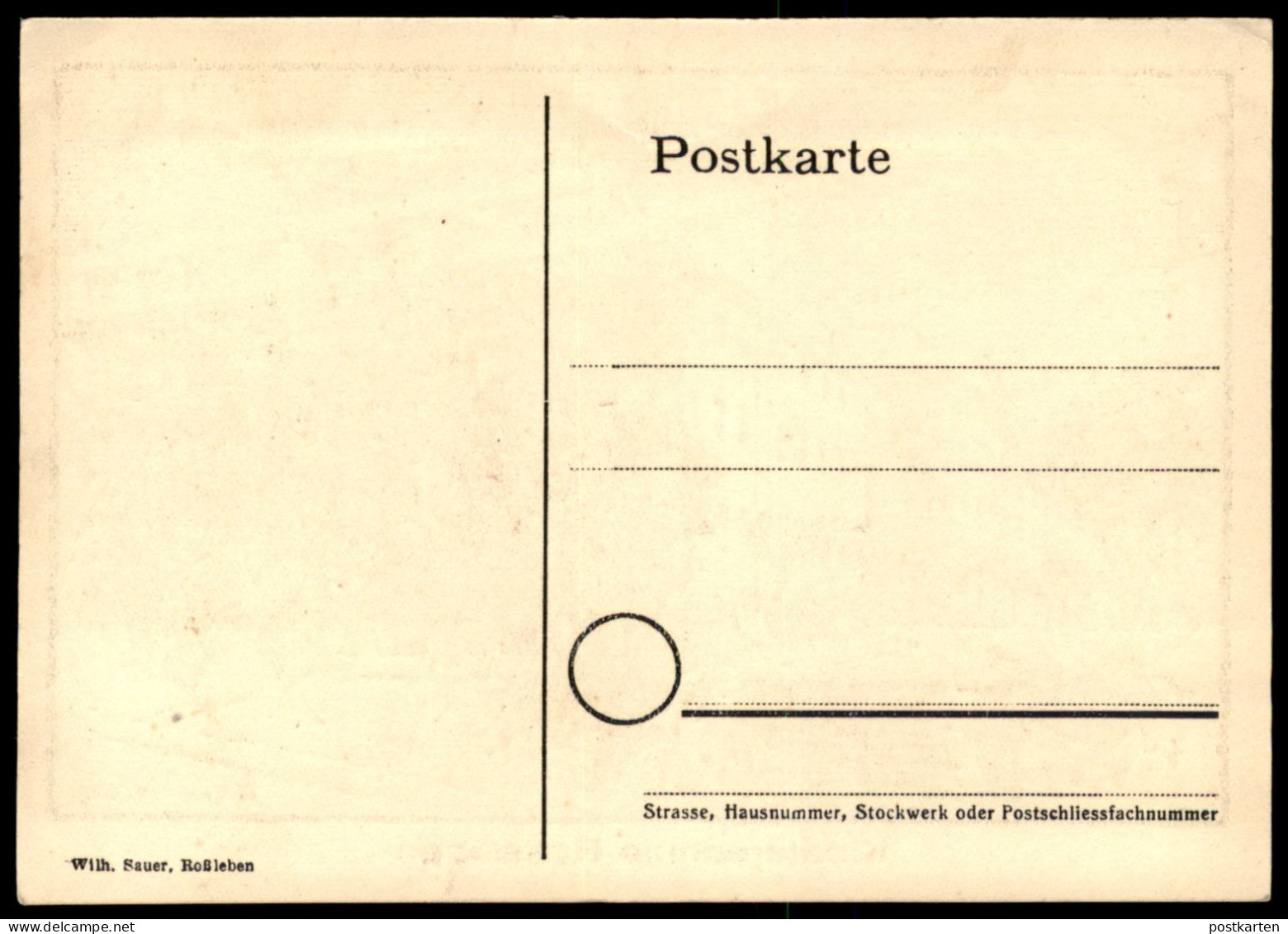 ÄLTERE KÜNSTLER POSTKARTE ROSSLEBEN KLOSTERSCHULE WESSNER COLLENBERG Schule école Monastique Convent School AK Postcard - Rossleben