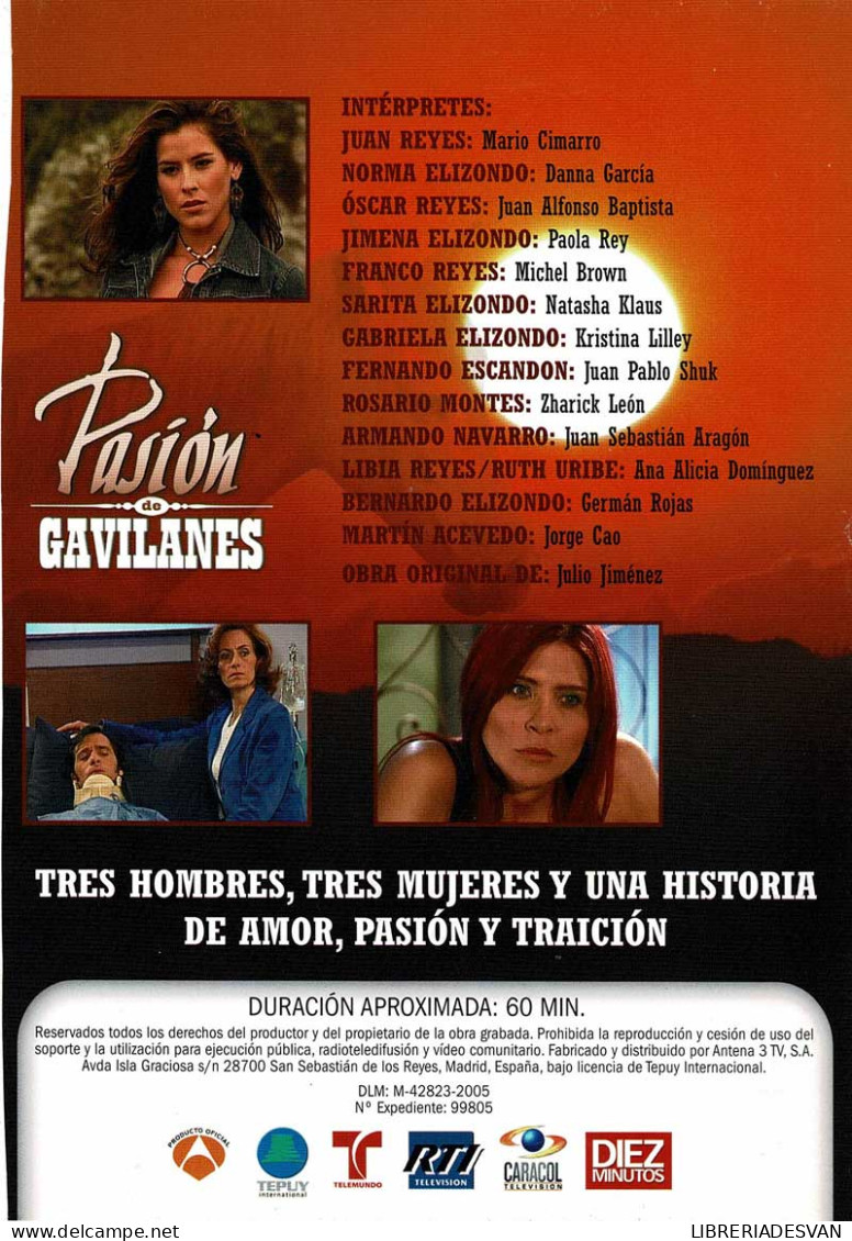 Pasión De Gavilanes. Cap. 11. DVD - Autres & Non Classés