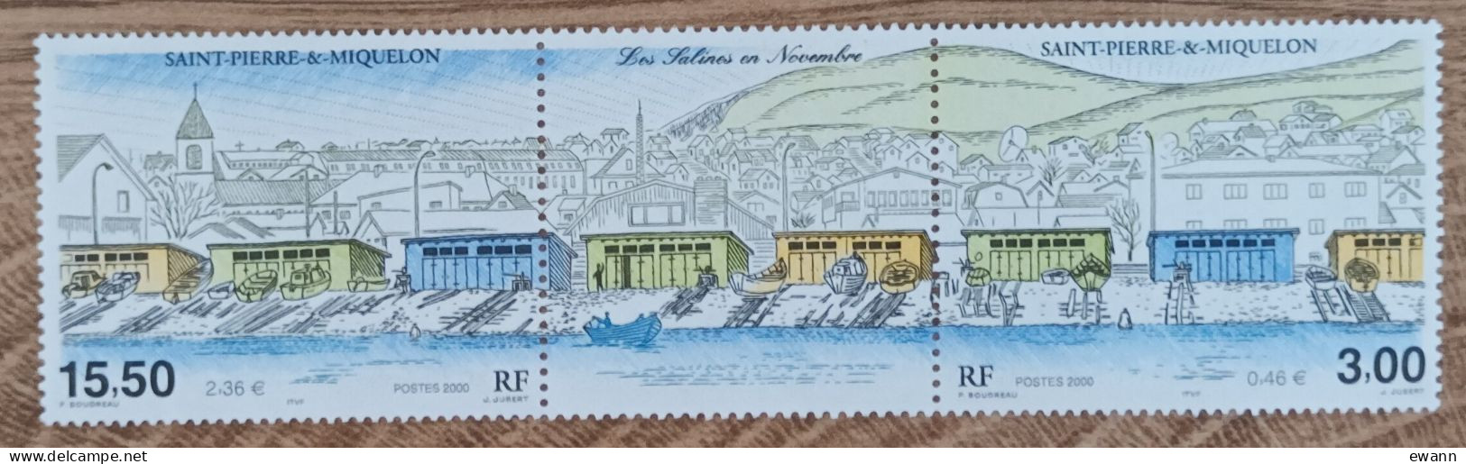 Saint Pierre Et Miquelon - YT N°724, 725 - Les Salines En Novembre - 2000 - Neuf - Unused Stamps