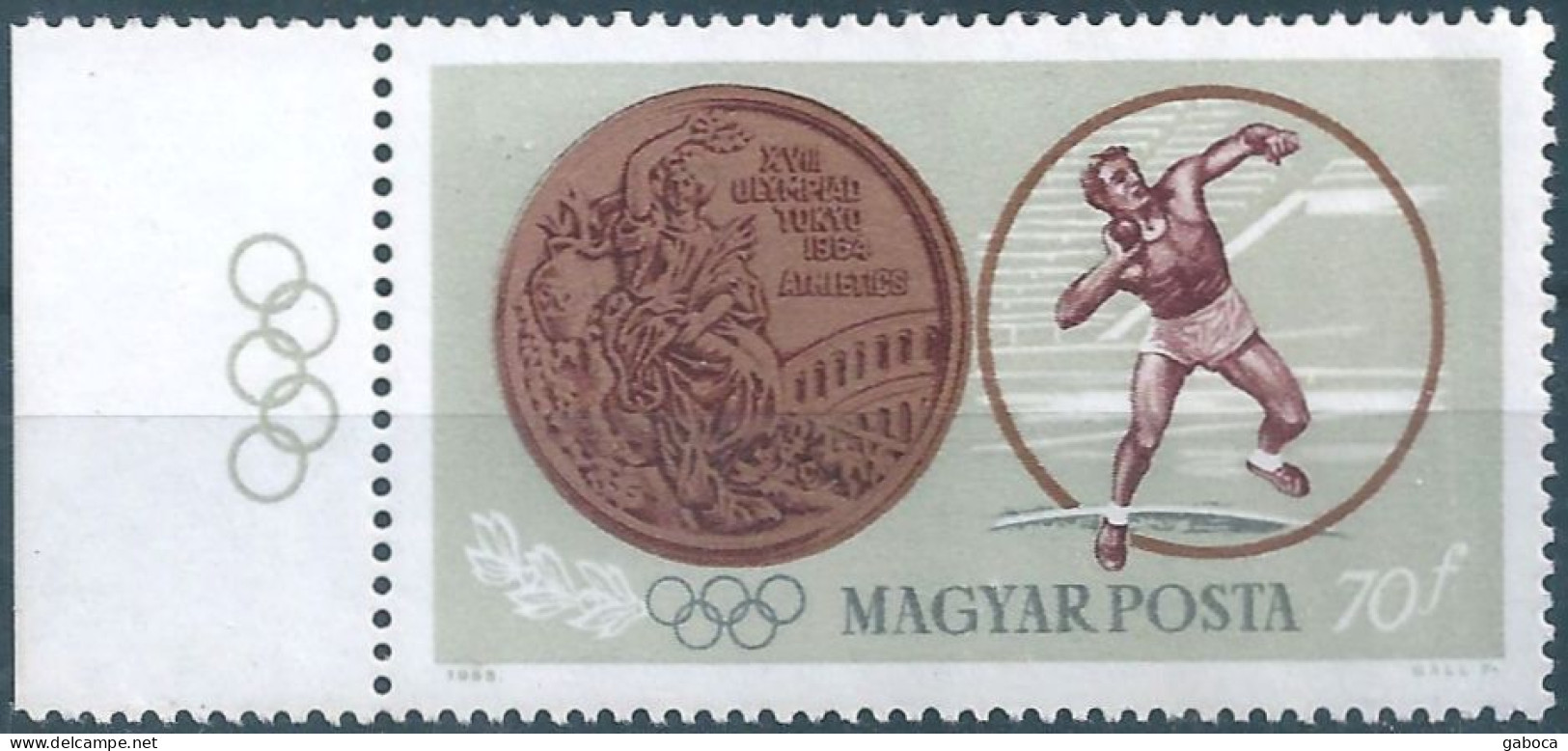 C5804 Hungary Olympics Tokyo Medalist Sport MNH RARE - Ete 1964: Tokyo