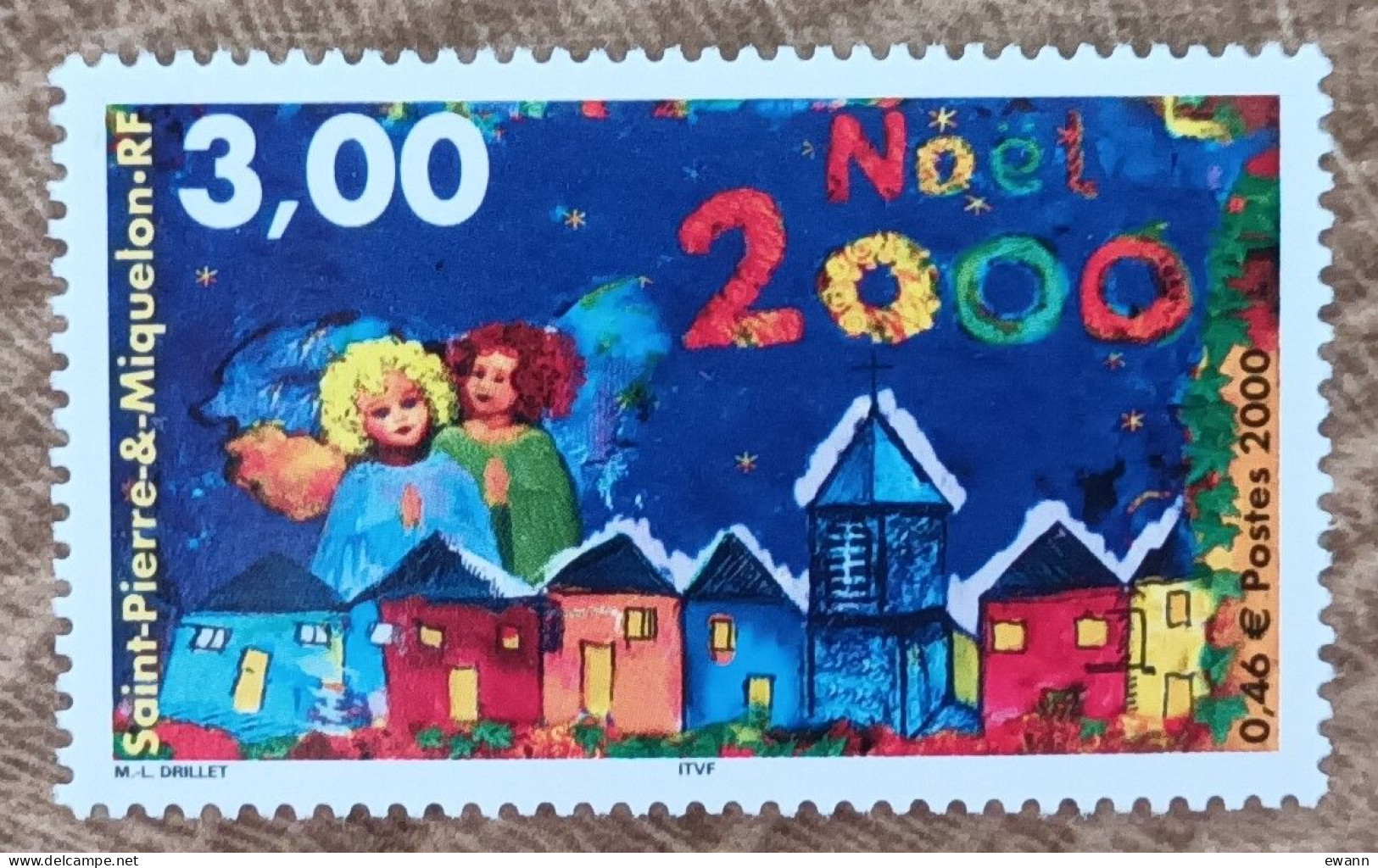 Saint Pierre Et Miquelon - YT N°726 - Noël - 2000 - Neuf - Unused Stamps