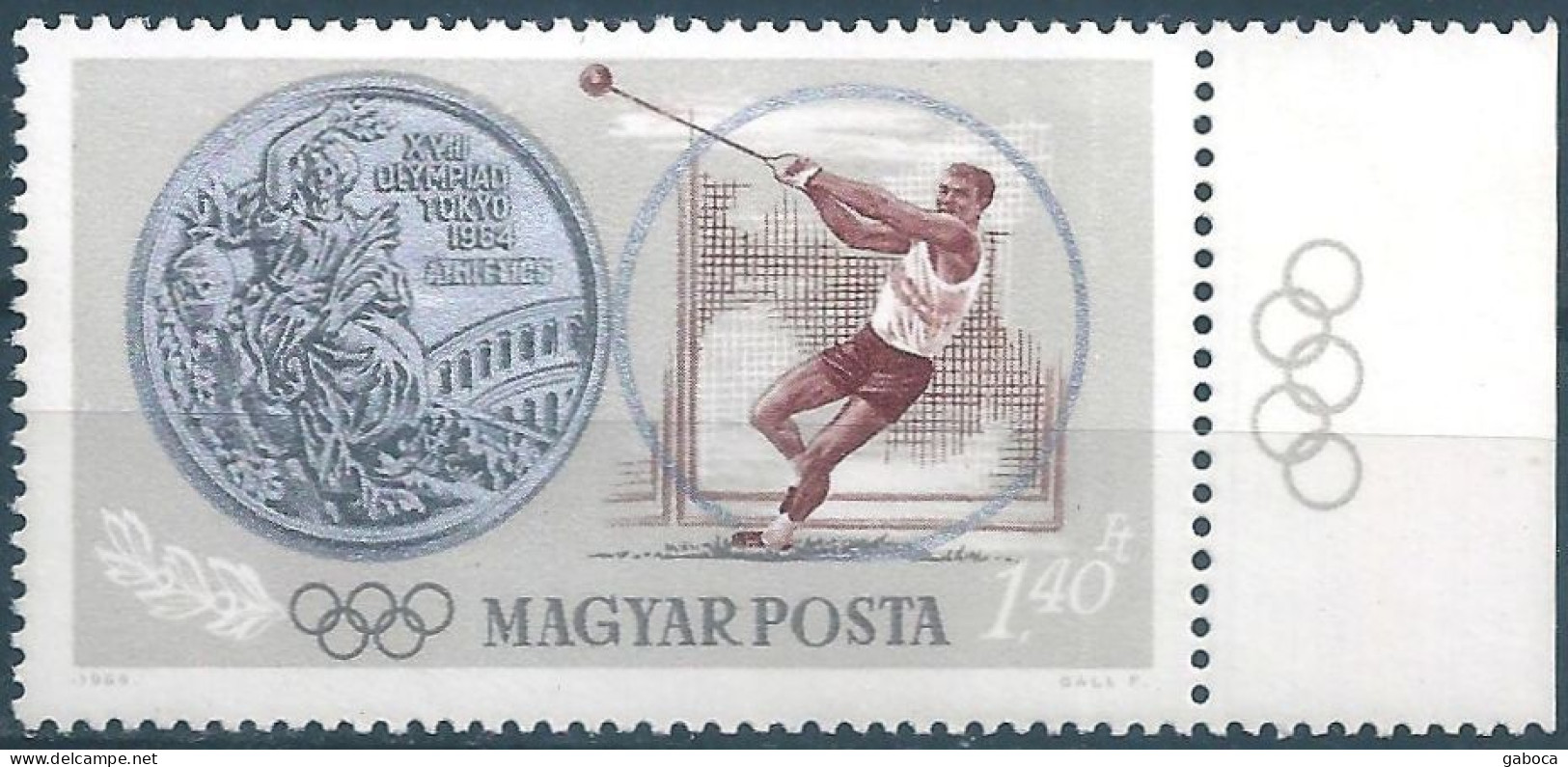 C5808 Hungary Olympics Tokyo Medalist Sport MNH RARE - Zomer 1964: Tokyo