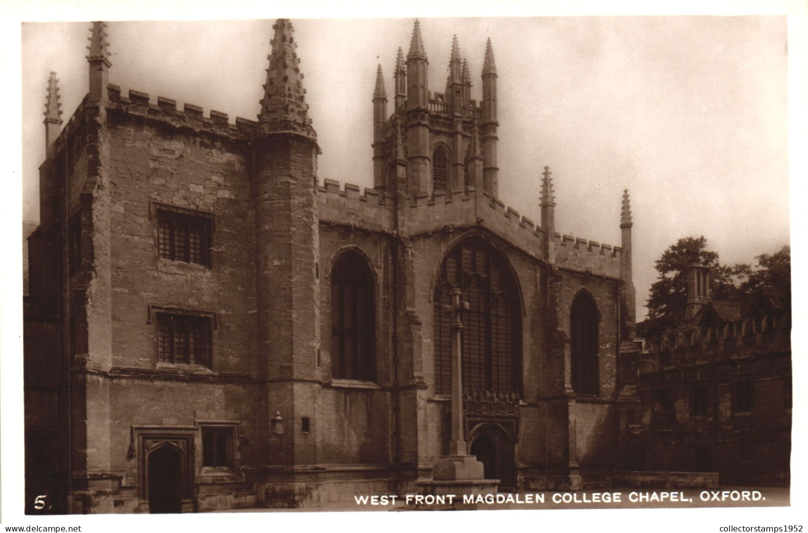 OXFORD, COLLEGE CHAPEL, ARCHITECTURE, ENGLAND, UNITED KINGDOM, POSTCARD - Oxford