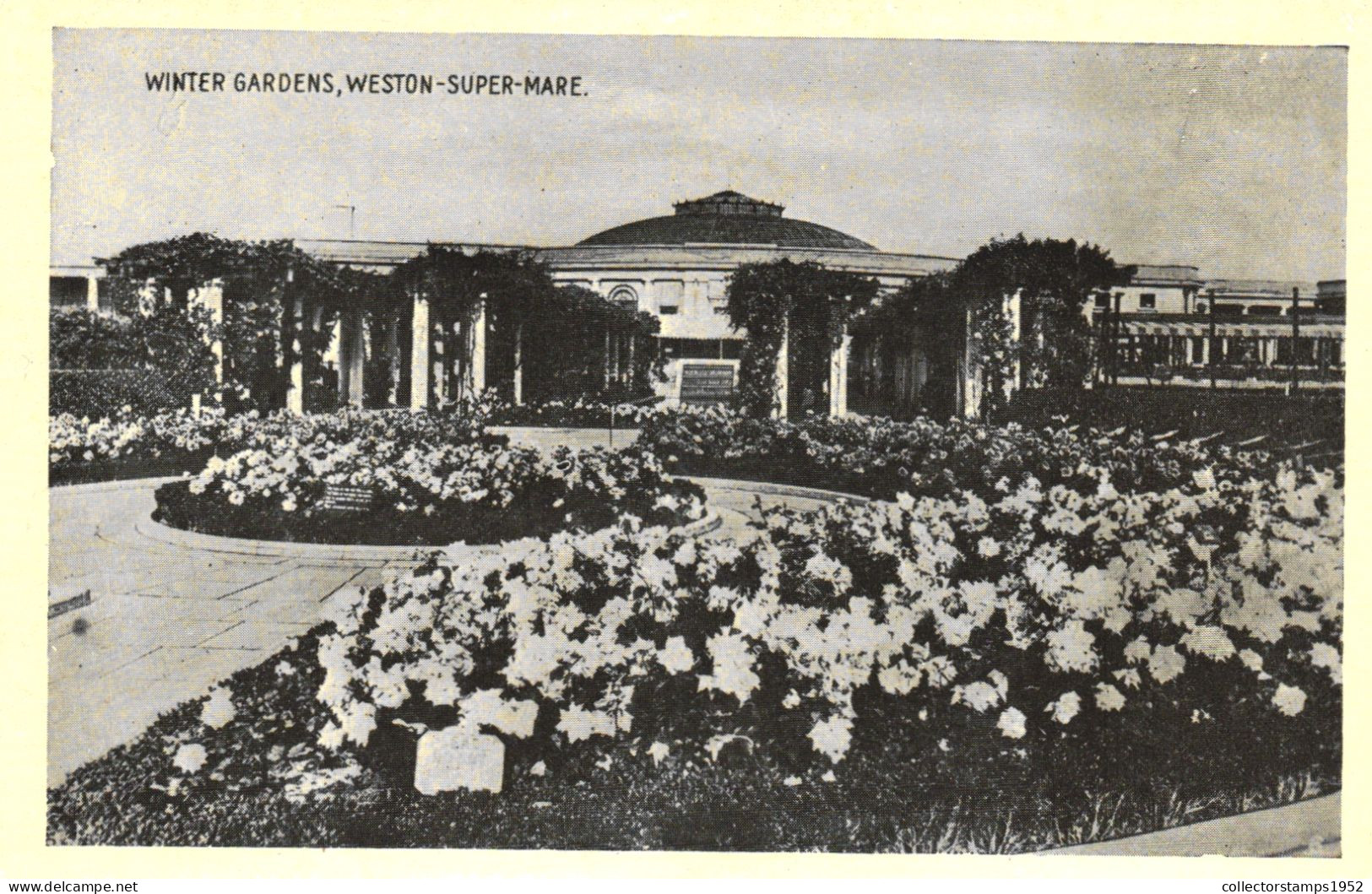 WESTON-SUPER-MARE, SOMERSET, WINTER GARDENS, ARCHITECTURE, PARK, ENGLAND, UNITED KINGDOM, POSTCARD - Weston-Super-Mare