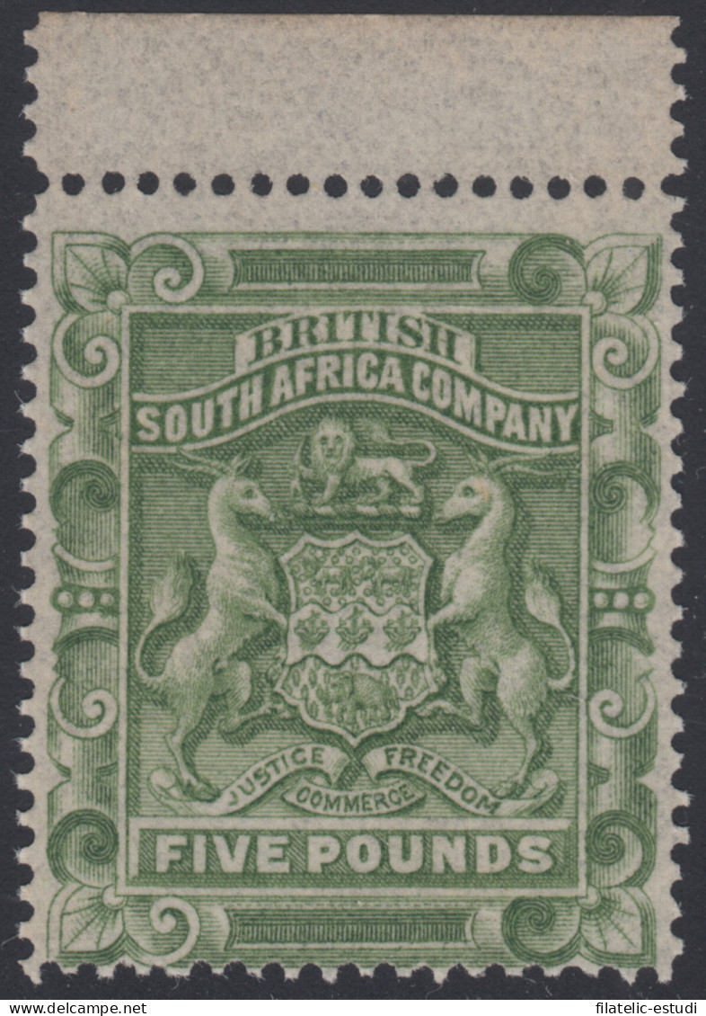 Africa Sur Compañía South Africa Company Rhodesia Yvrt 10 Sc 18 Sg 12 1892 - Andere & Zonder Classificatie