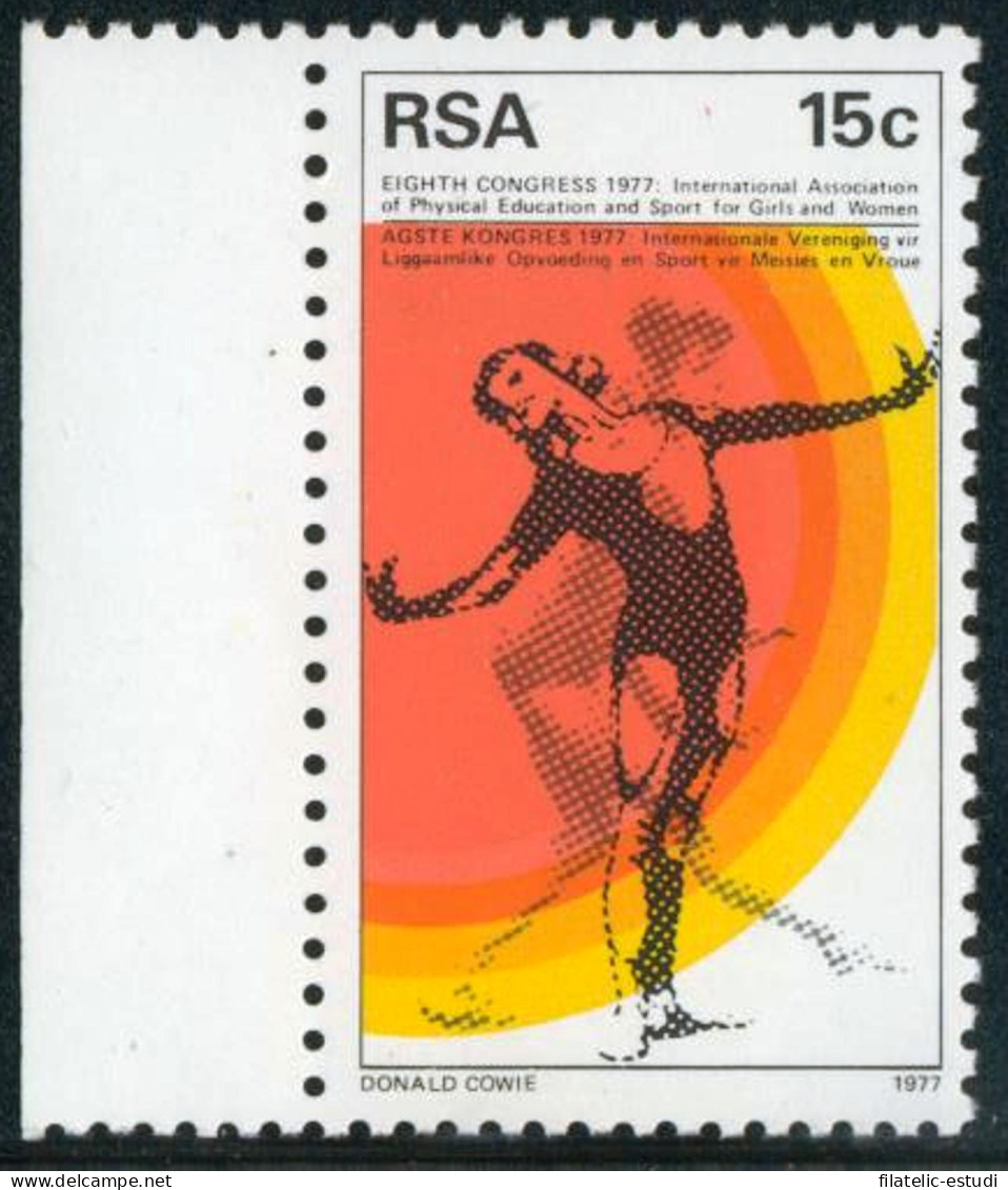 DEP3  Sudáfrica South Africa  Nº 438  1978 Deportes  MNH - Sonstige & Ohne Zuordnung