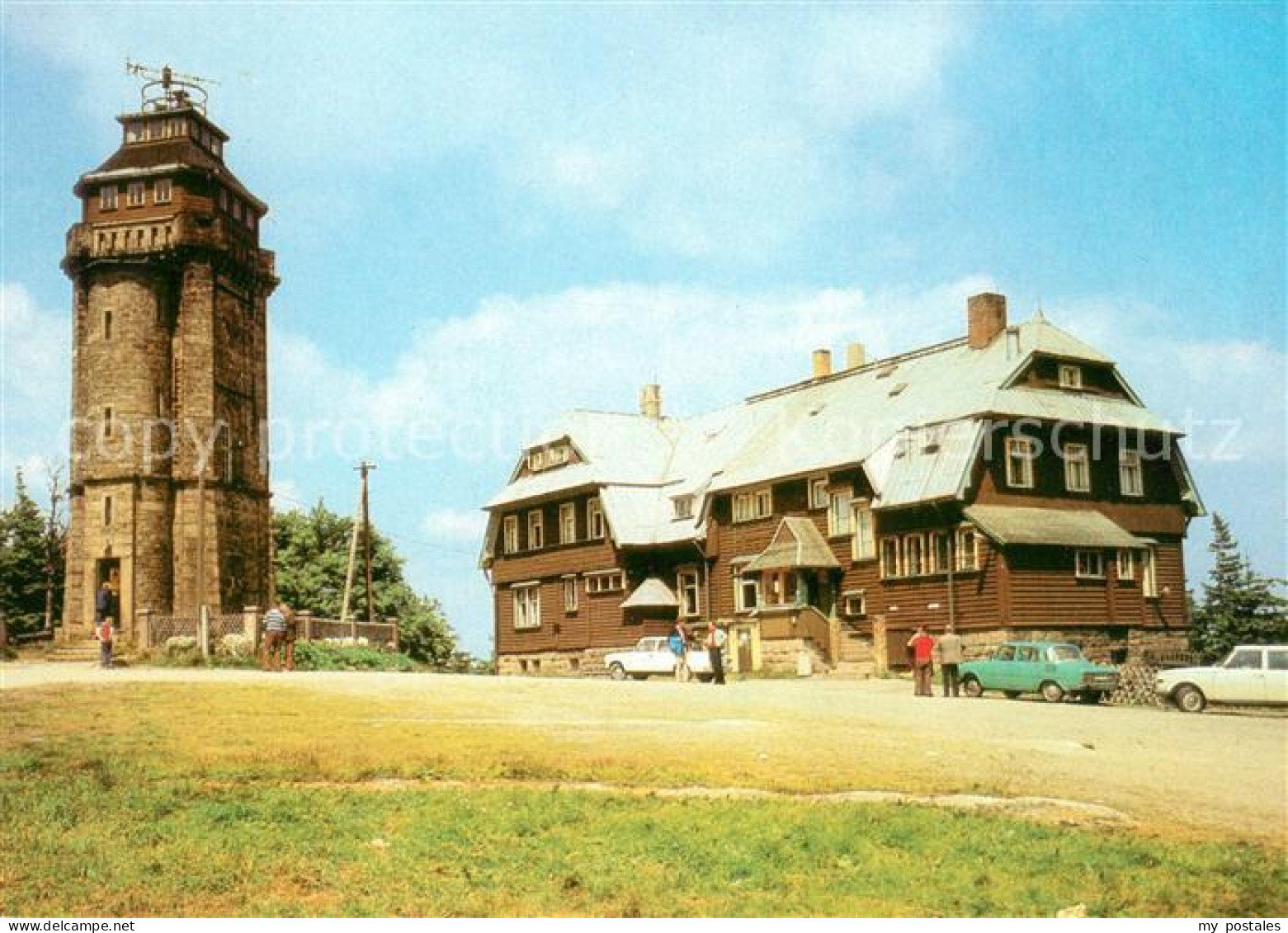 73062801 Auersberg Wildenthal Aussichtsturm Berghotel Auersberg Auersberg - Eibenstock