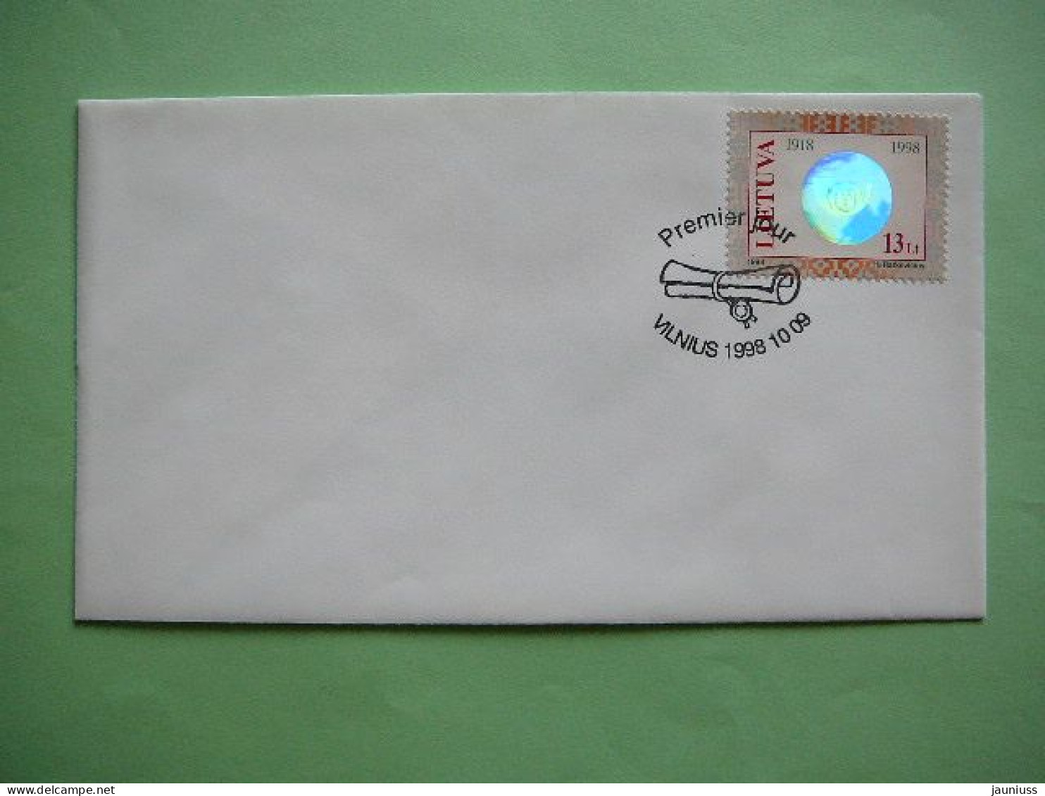 FDC - Postal History # Lietuva Litauen Lituanie Litouwen Lithuania 1998 #Mi.677 - Lituanie