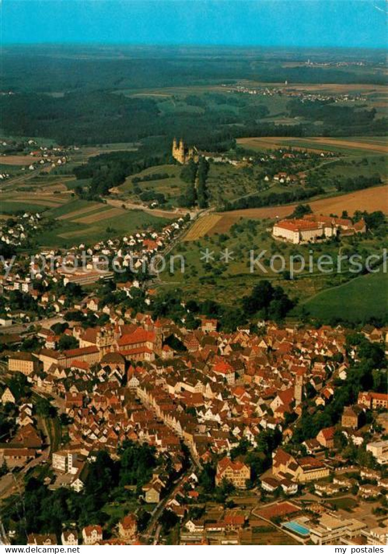 73062341 Ellwangen Jagst Fliegeraufnahme Ellwangen - Ellwangen