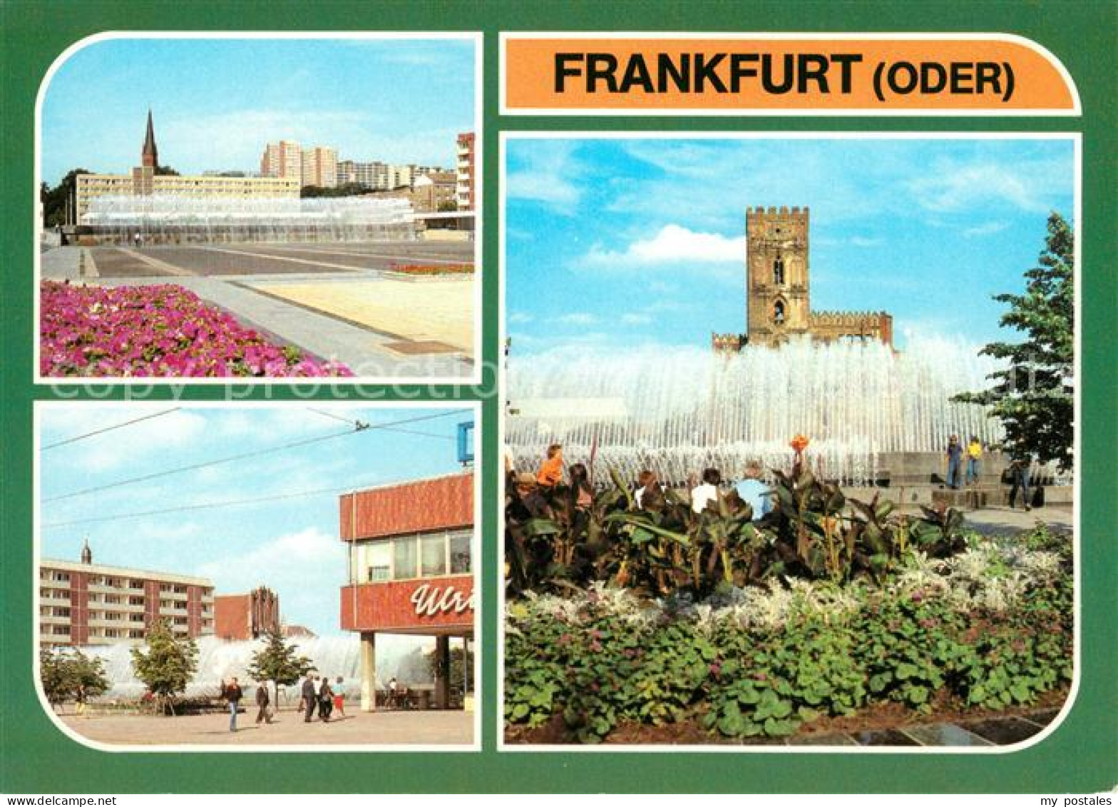 73062315 Frankfurt Oder Zentraler Platz Karl Marx Strasse Wasserspiele Frankfurt - Frankfurt A. D. Oder