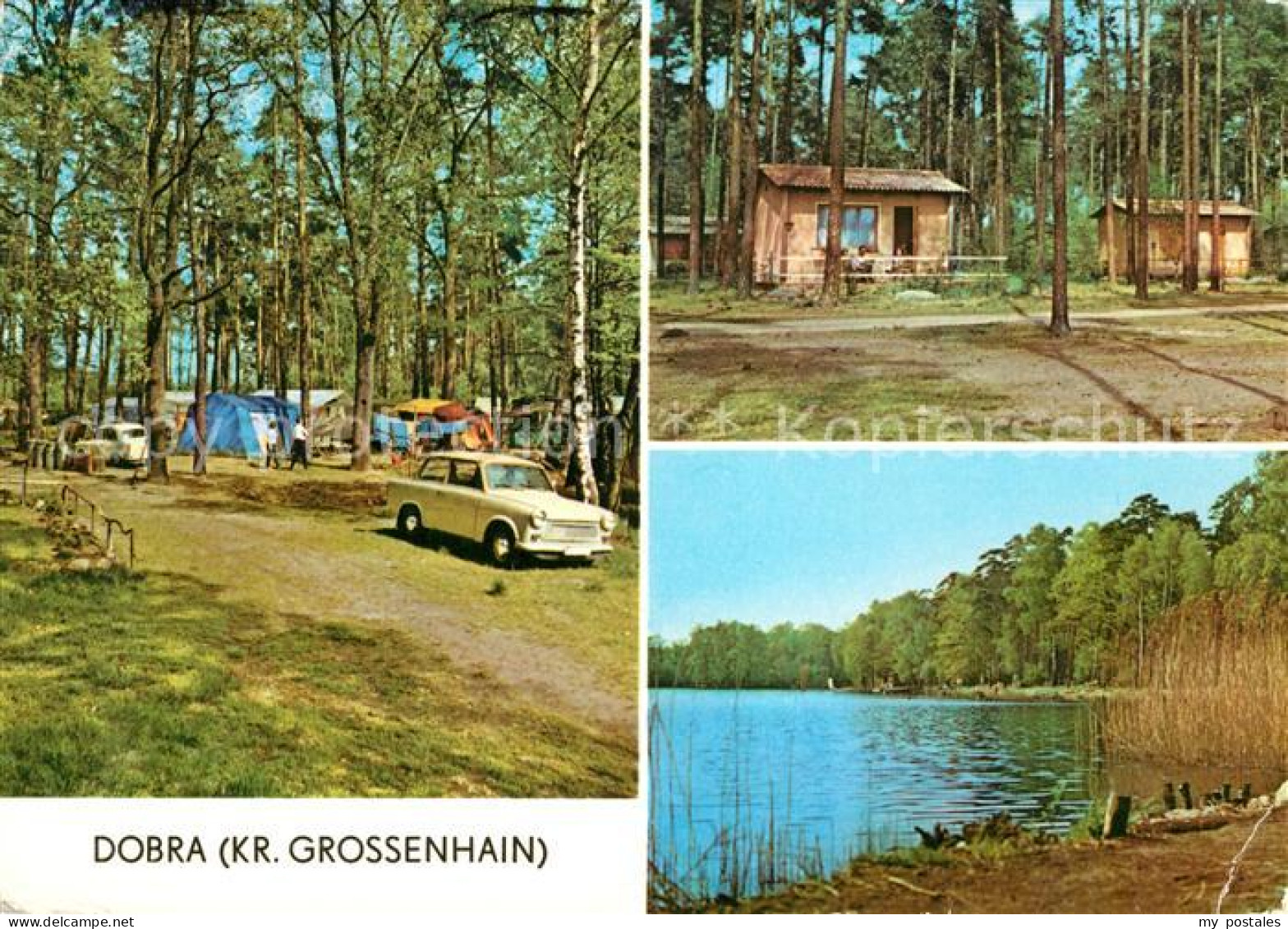 73061777 Dobra Grossenhain Naherholungszentrum Brettmuehlenteich Campingplatz Bu - Grossenhain