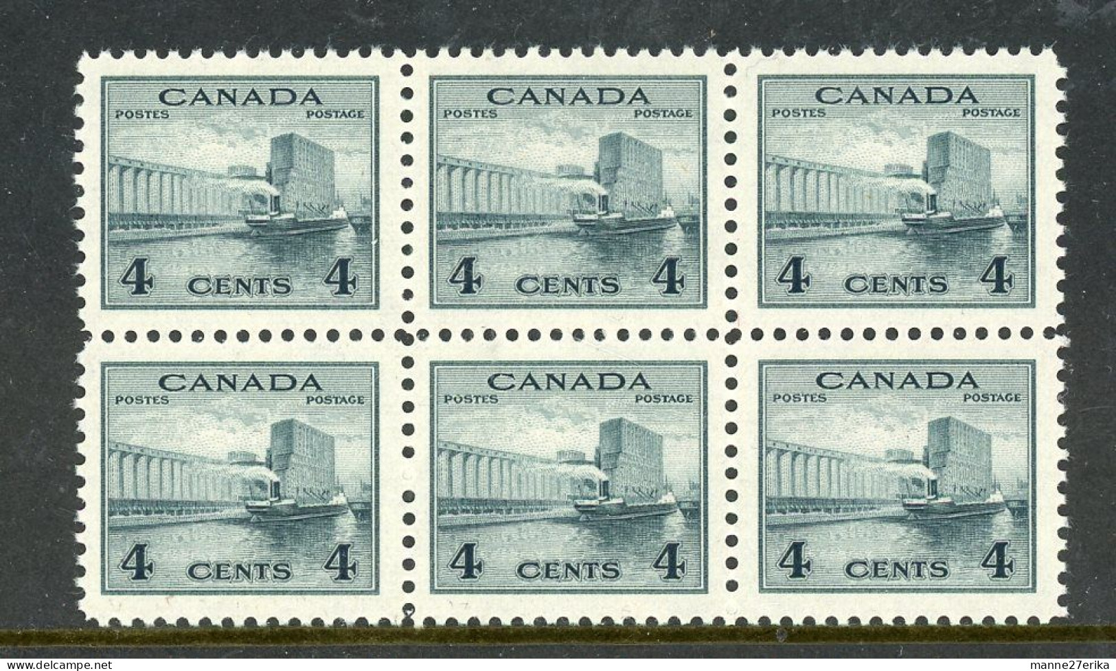 Canada 1942 MNH Grain Elevators - Nuevos