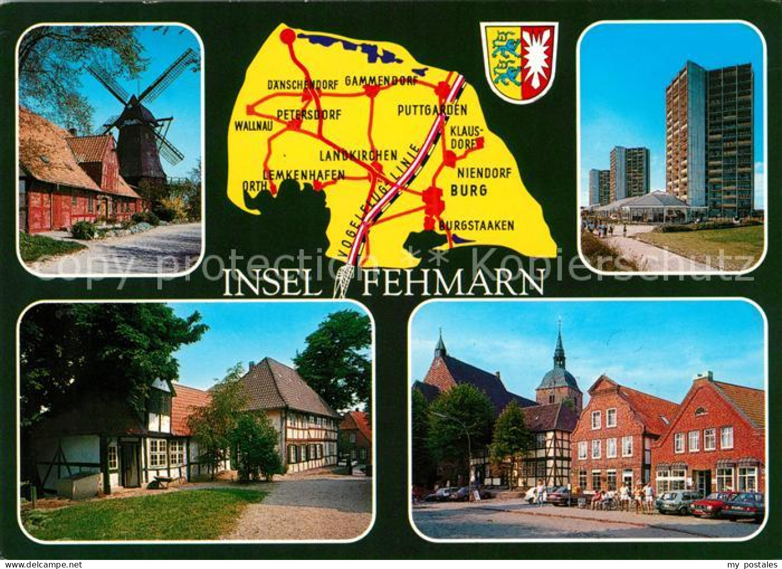 73060938 Insel Fehmarn Muehle Hotels Inselhaeuser Dorfmotiv Albertsdorf - Fehmarn