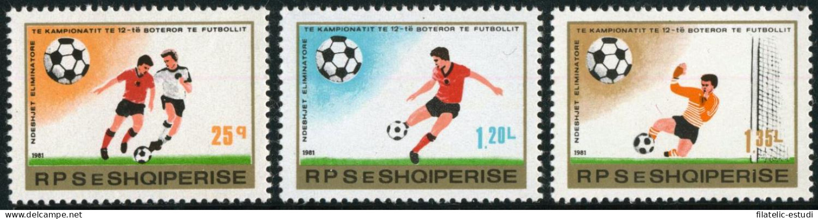 DEP5  Albania  Nº 1888/90   Deportes Fútbol MNH - Albanien