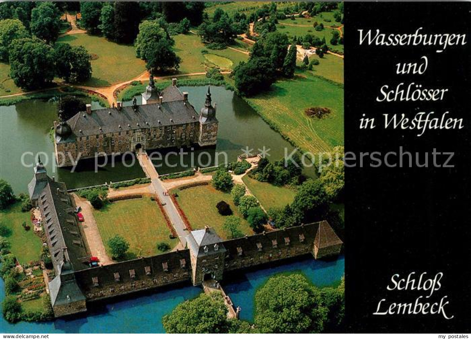 73060916 Lembeck Schloss Lembeck Fliegeraufnahme Lembeck - Dorsten