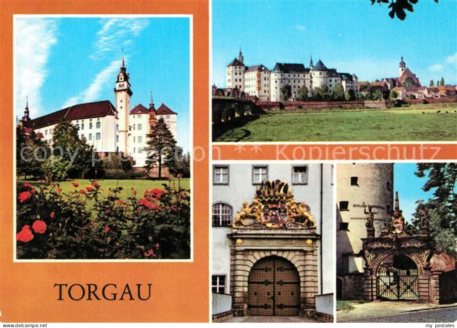 73060033 Torgau Schloss Hohenfels Portale Torgau - Torgau