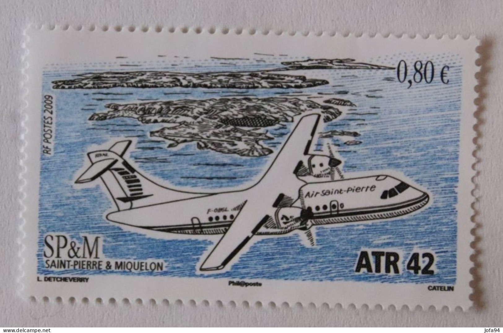 SPM 2009  Avions ATR42  YT 946     Neuf - Unused Stamps