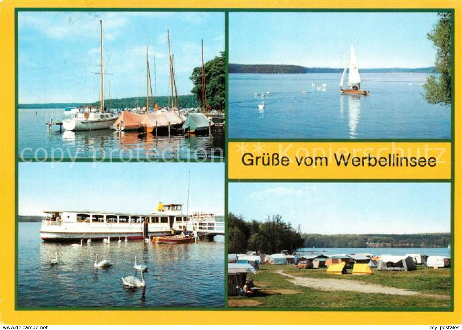 73060021 Altenhof Eberswalde Bootshafen Am Werbellinsee MS Altwarp Schiffsanlege - Finowfurt