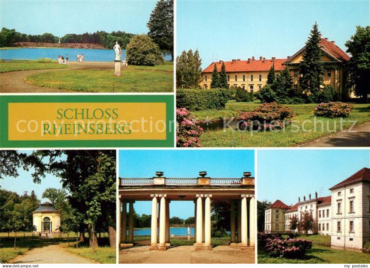 73059957 Rheinsberg Grienericksee Kavaliershaus Pavillon Im Schlosspark Obelisk  - Zechlinerhütte