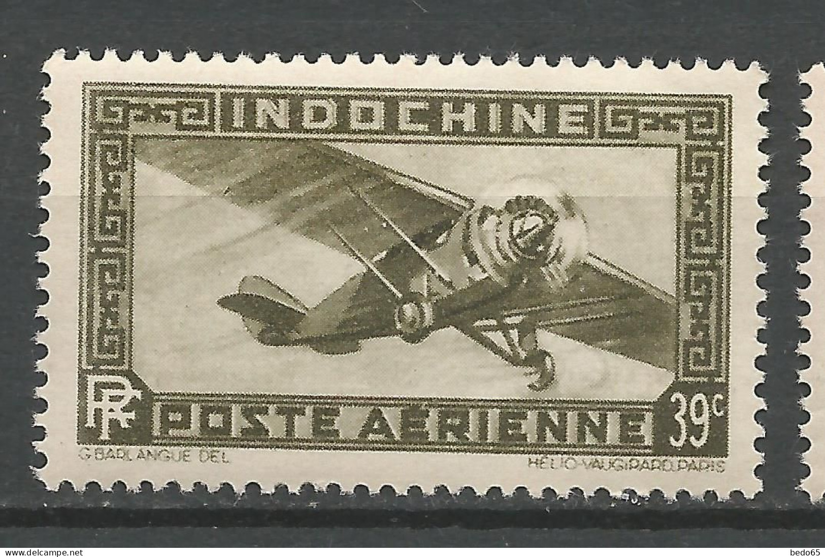 INDOCHINE PA  N° 18 NEUF**  SANS CHARNIERE NI TRACE / Hingeless / MNH - Poste Aérienne