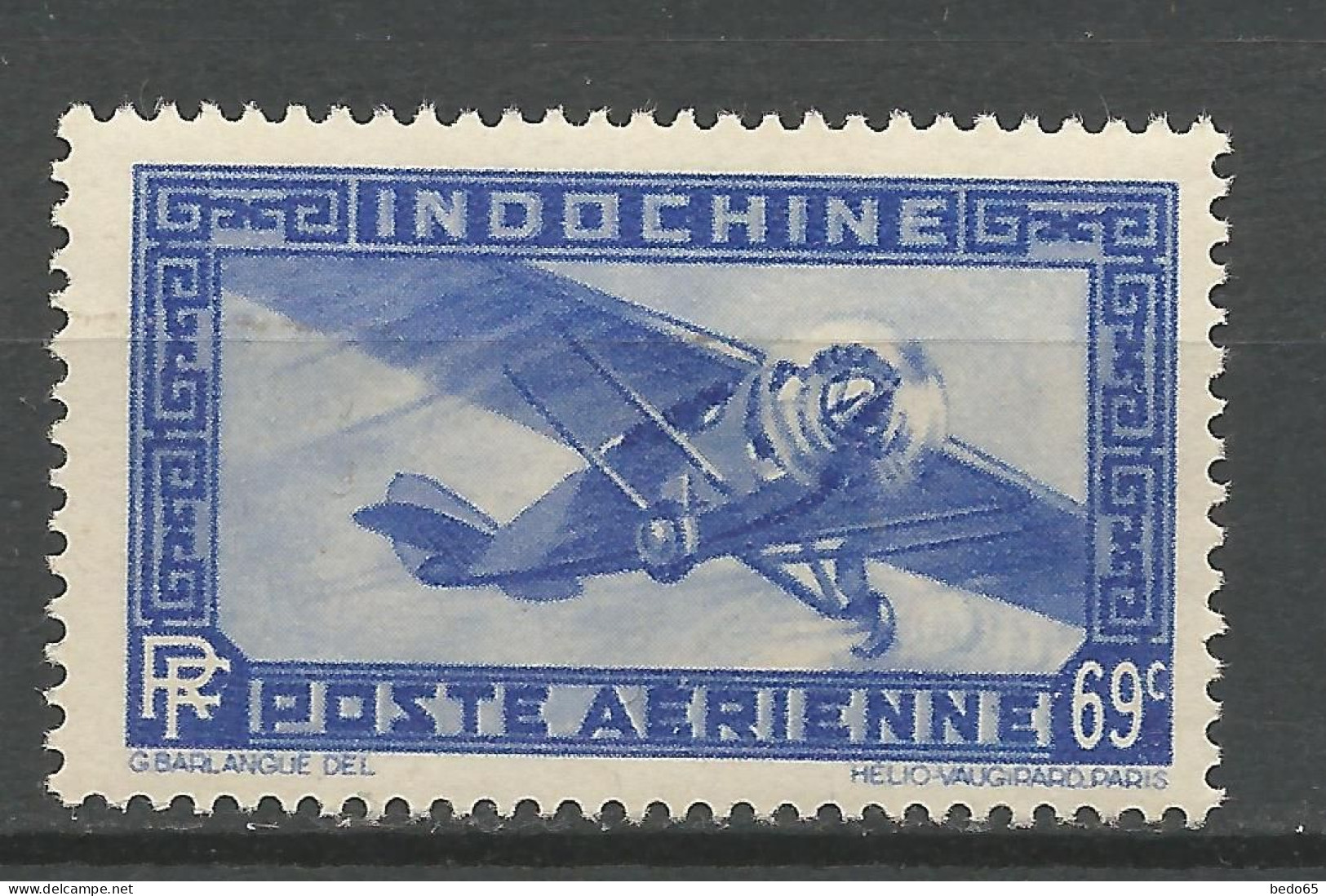 INDOCHINE PA  N° 19 NEUF**  SANS CHARNIERE NI TRACE / Hingeless / MNH - Poste Aérienne