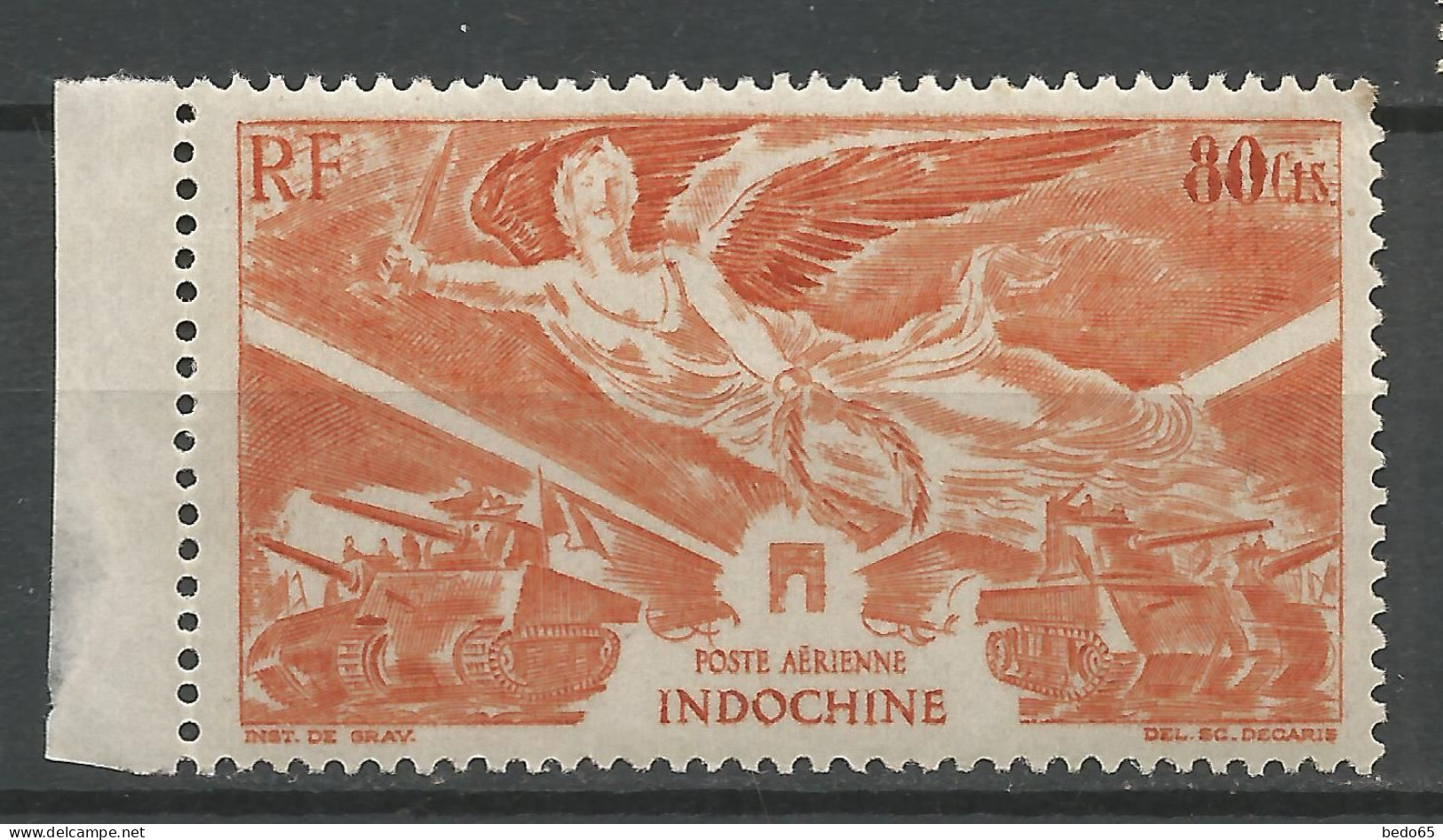 INDOCHINE PA  N° 39 NEUF**  SANS CHARNIERE NI TRACE / Hingeless / MNH - Poste Aérienne