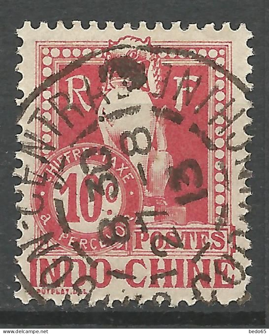 INDOCHINE TAXE  N° 8 CACHET SAIGON CENTRE / Used - Timbres-taxe