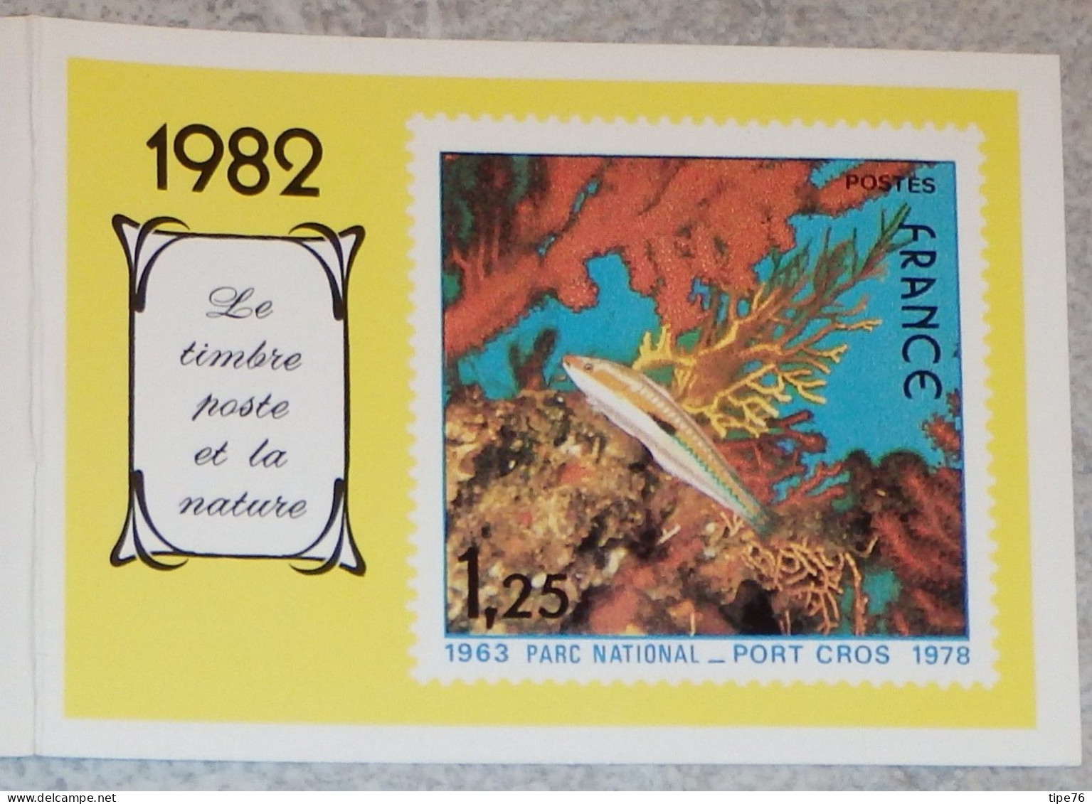 Petit Calendrier Poche  1982 La Poste P T T  Timbre Poste Parc Naturel Port Cros - Small : 1981-90