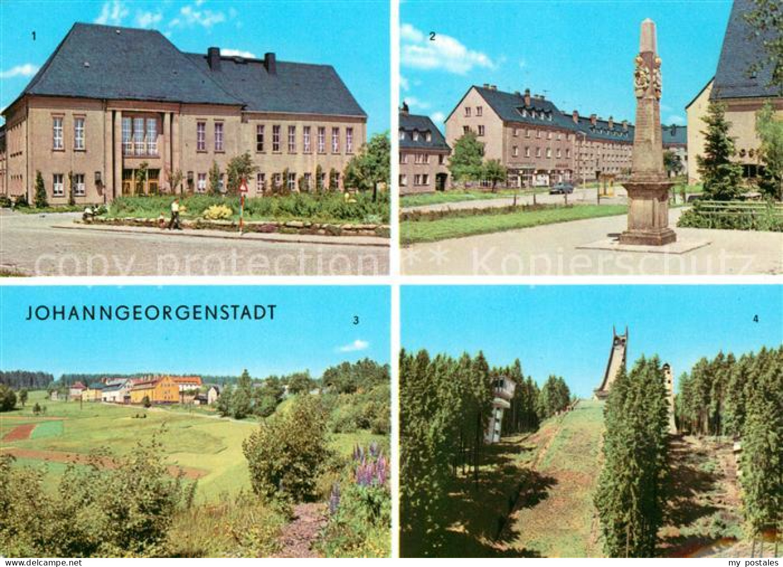 73056782 Johanngeorgenstadt Kulturhaus Karl Marx Postsaeule Ferienheim Schwefelw - Johanngeorgenstadt