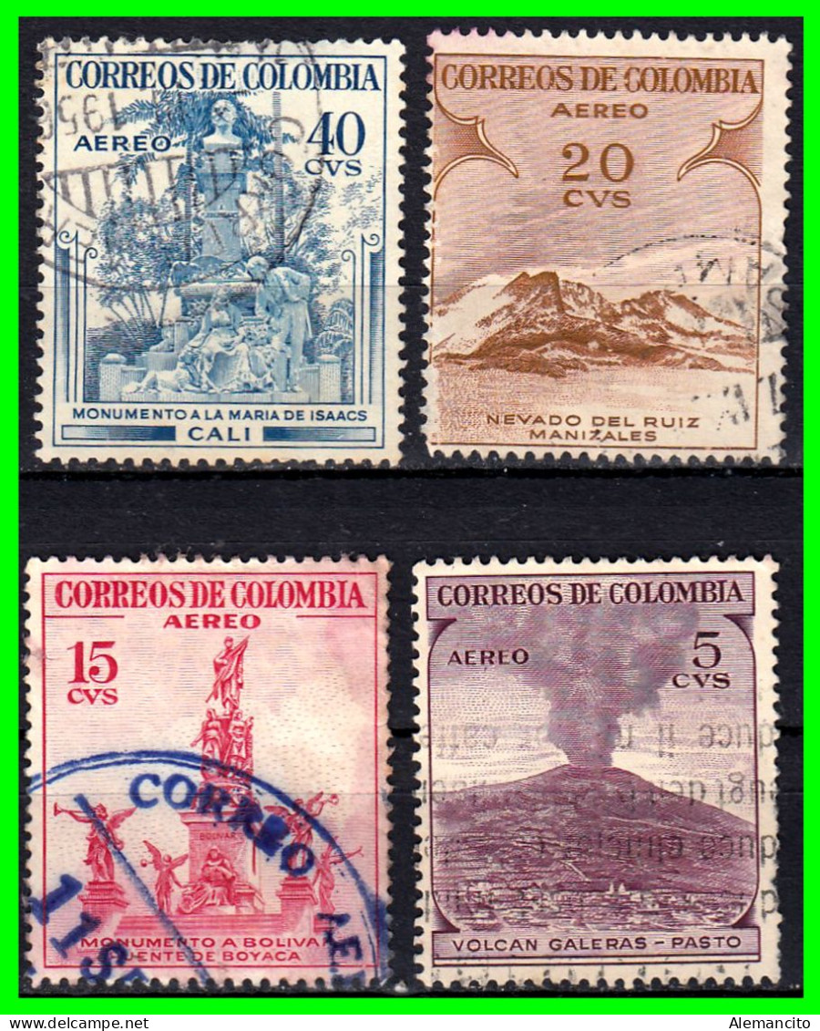 COLOMBIA ( AMERICA ) LOTE DE SELLOS DE DIFERENTES AÑOS Y VALORES . - Colombia