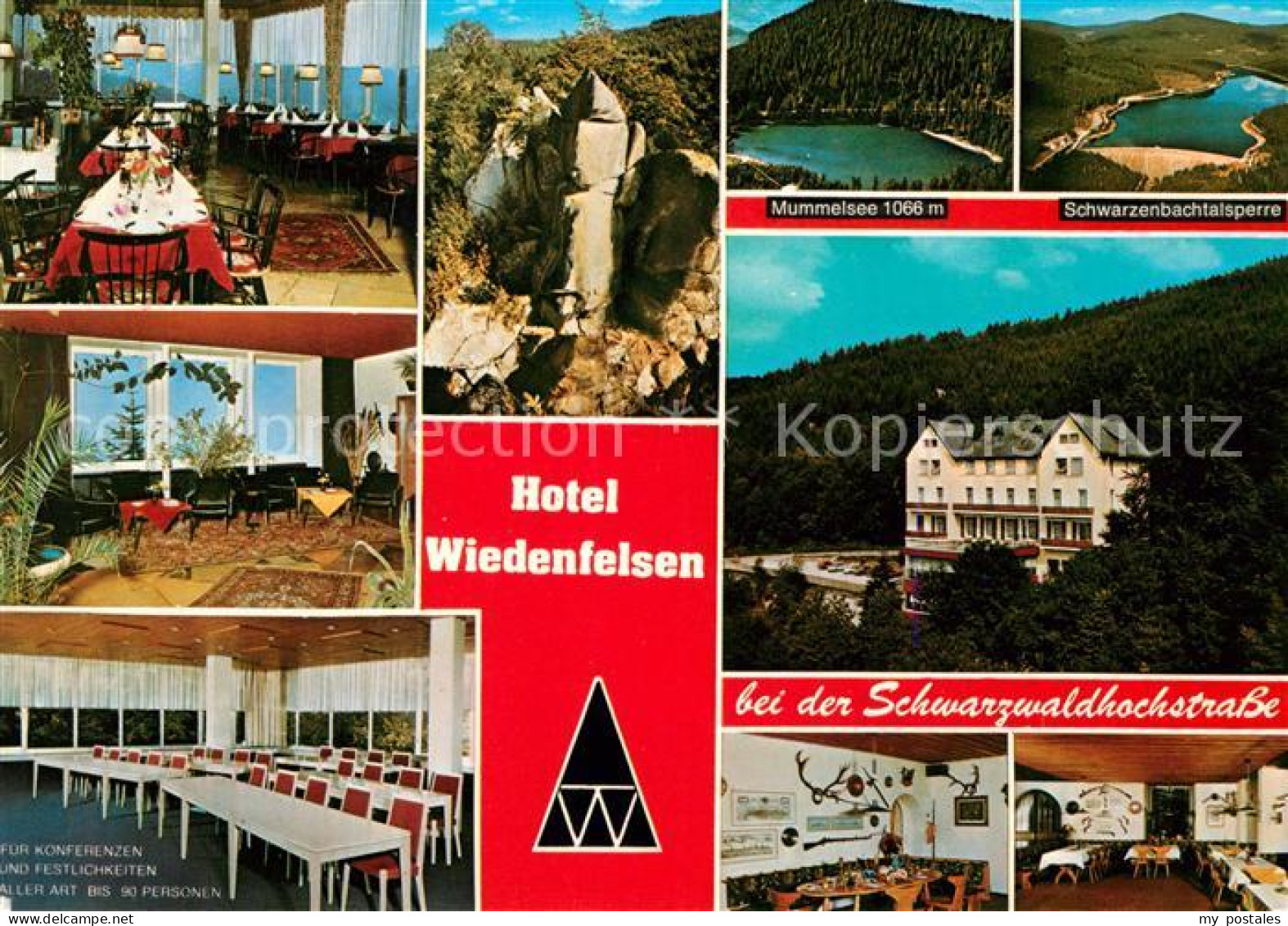 73055822 Sand Buehl Hoehenhotel Restaurant Wiedenfelsen Speisesaal Mummelsee Sch - Buehl