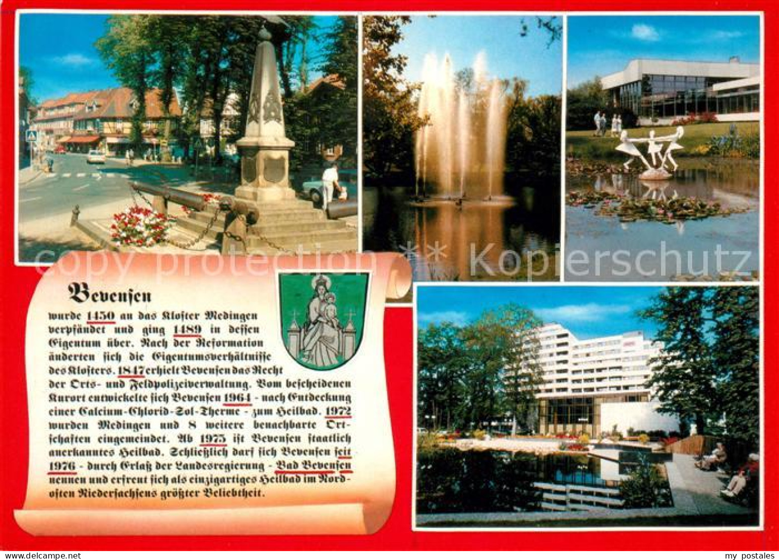 73054583 Bevensen Bad Fontaene Denkmal Kurklinik  Bevensen Bad - Bad Bevensen