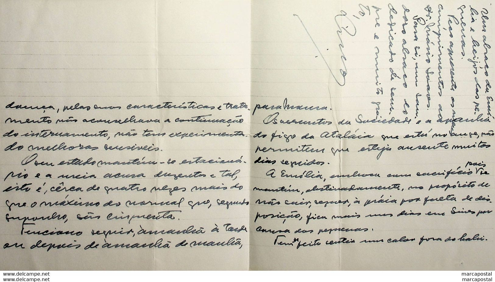 1961 Portugal Censura Política PIDE Prisão De Caxias - Postembleem & Poststempel