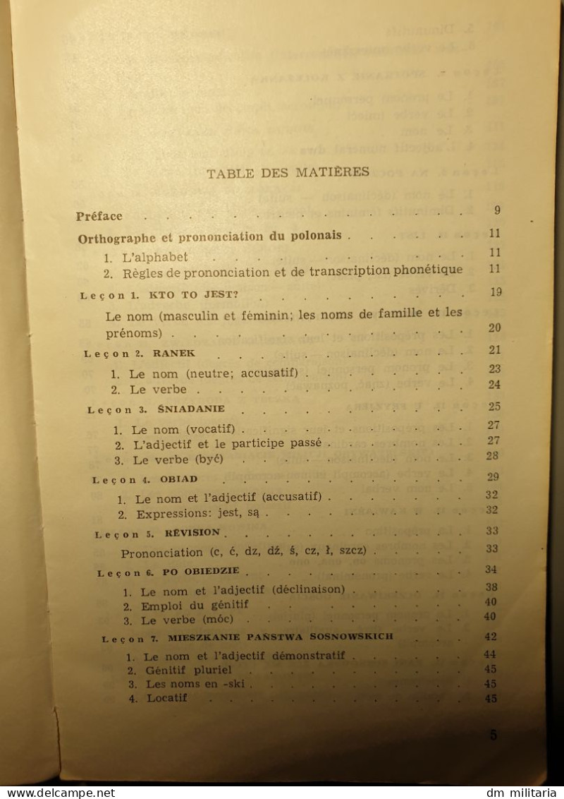 LIVRE : APPRENONS LE POLONAIS - WIEDZA POWSZECHNA - WARSZAWA 1968 - FRANÇAIS POLONAIS - Practical