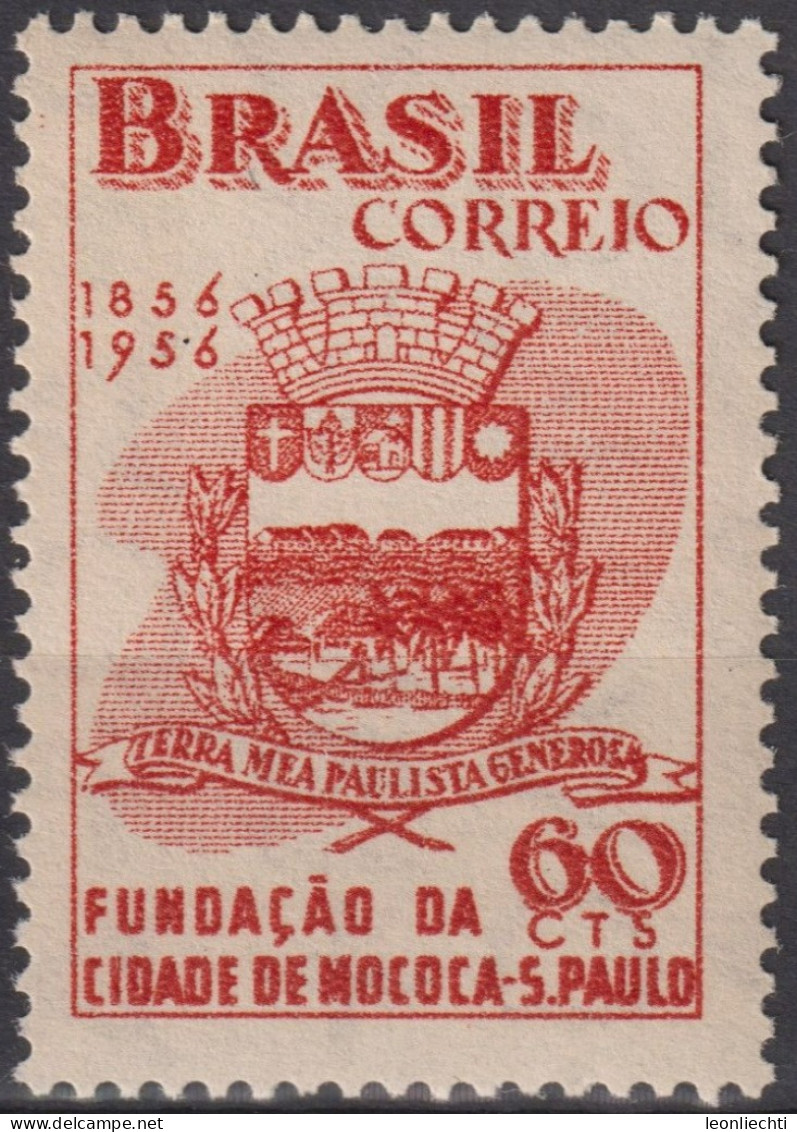 1956 Brasilien ** Mi:BR 891, Sn:BR 833, Yt:BR 617, Arms Of Mococa - Neufs