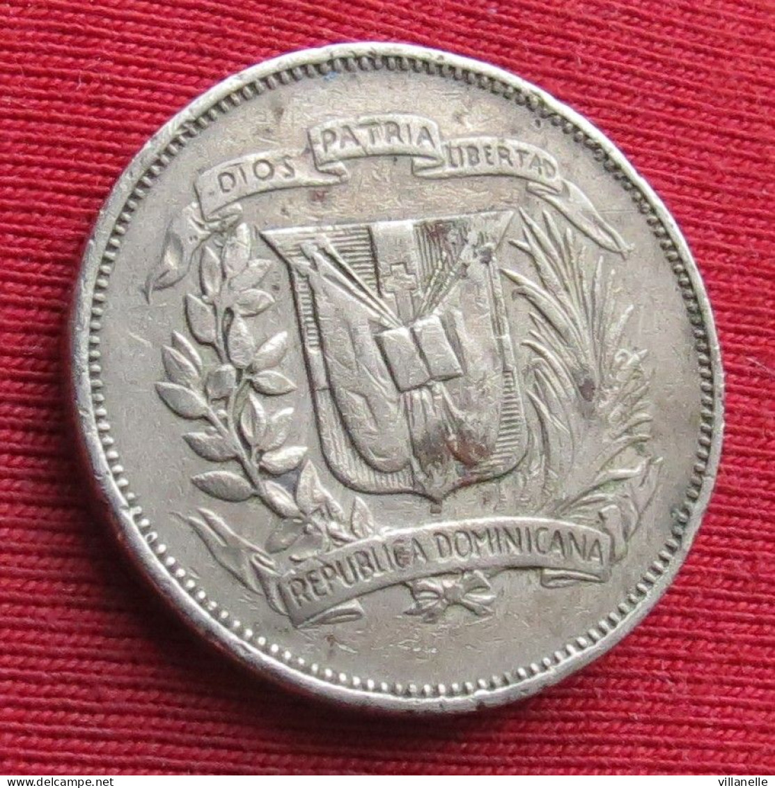 Dominican Republic 25 Centavos 1967 KM# 20a.1 Lt 948 *VT República Dominicana République Dominicaine - Dominicaanse Republiek