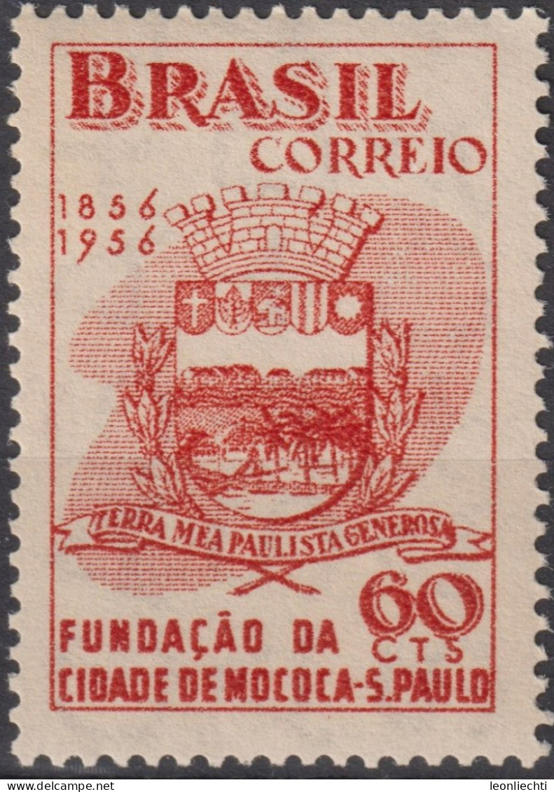 1956 Brasilien ** Mi:BR 891, Sn:BR 833, Yt:BR 617, Arms Of Mococa - Neufs