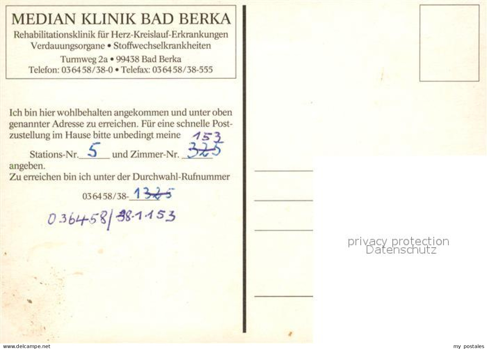 73052482 Bad Berka Median Klinik  Bad Berka - Bad Berka