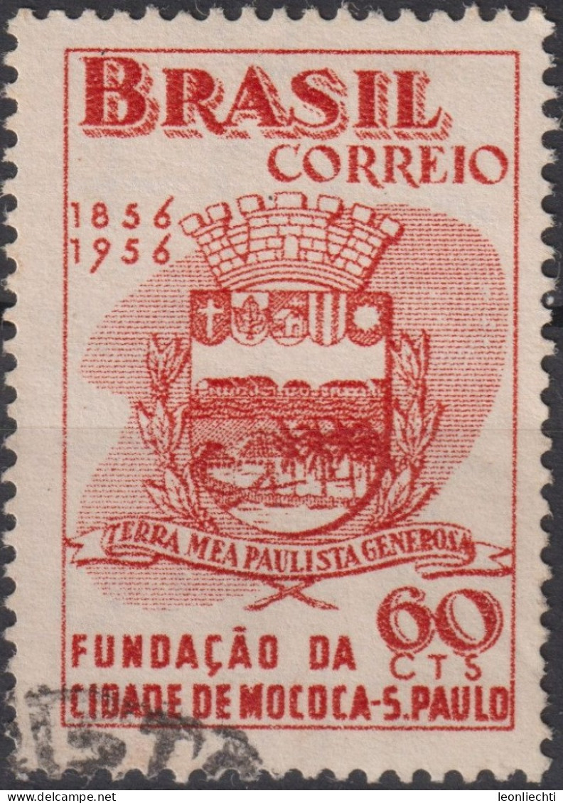 1956 Brasilien ° Mi:BR 891, Sn:BR 833, Yt:BR 617, Arms Of Mococa - Oblitérés